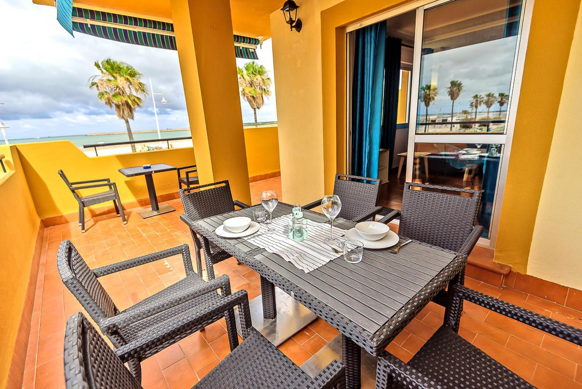 Beachfront Duplex 1ª Linea & Terraces Oceanfront El Puerto de Santa Maria Exterior photo