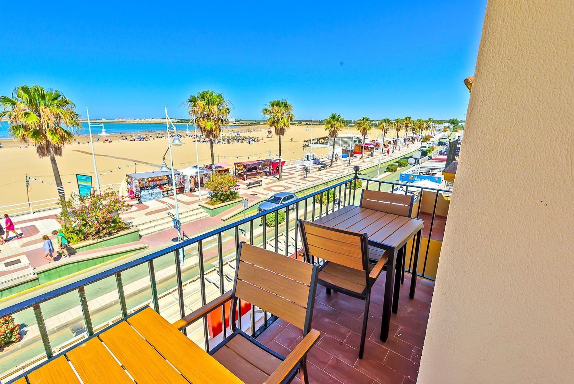 Beachfront Duplex 1ª Linea & Terraces Oceanfront El Puerto de Santa Maria Exterior photo