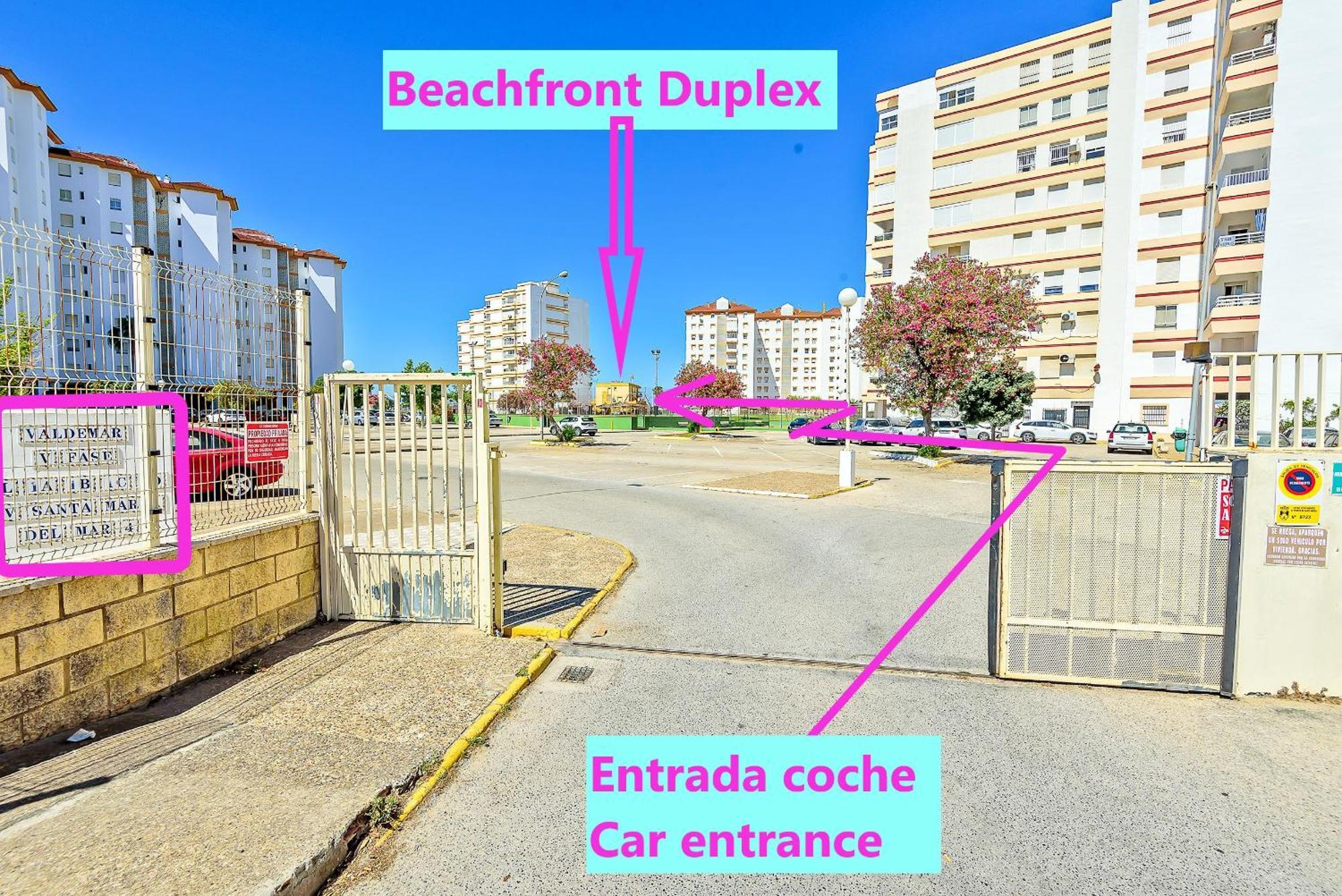 Beachfront Duplex 1ª Linea & Terraces Oceanfront El Puerto de Santa Maria Exterior photo